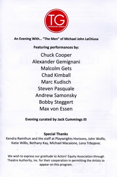 Photo Coverage: Boys Night Out: An Evening with Michael John LaChiusa Image