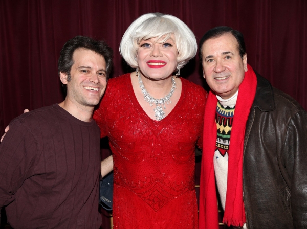  director Mark Robert Gordon , Richard Skipper as 'Carol Channing' & Leroy Reems Photo