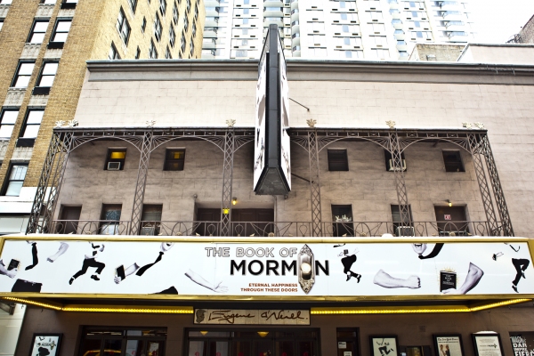 Photo Coverage: UP ON THE MARQUEE: THE BOOK OF MORMON! Image