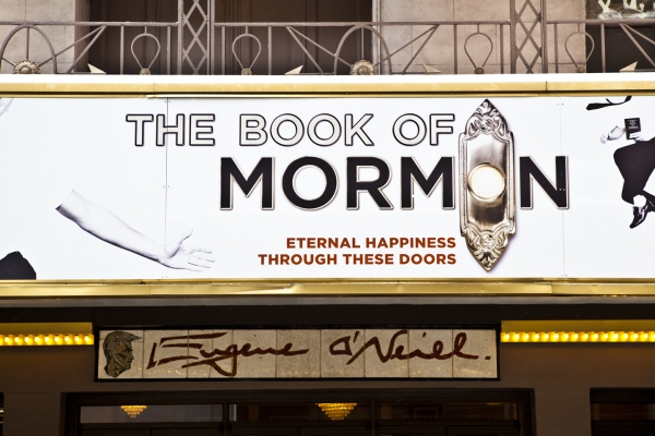 Photo Coverage: UP ON THE MARQUEE: THE BOOK OF MORMON! Image