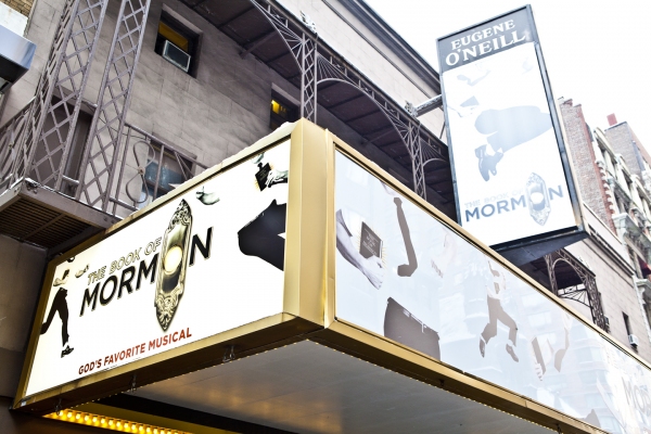 Photo Coverage: UP ON THE MARQUEE: THE BOOK OF MORMON! Image