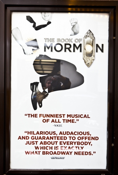 Photo Coverage: UP ON THE MARQUEE: THE BOOK OF MORMON! Image