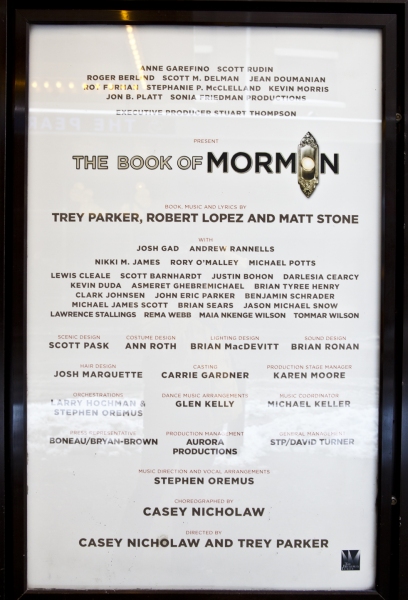 Photo Coverage: UP ON THE MARQUEE: THE BOOK OF MORMON! Image