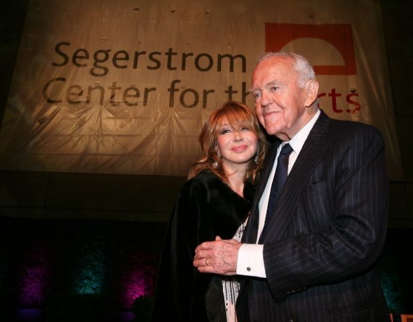 Elizabeth Segerstrom (L) and Founding Chairman Henry Segerstrom Photo