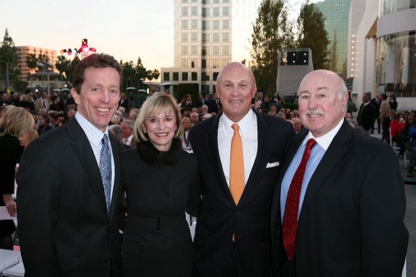 President Terry Dwyer, Dee Higby, Larry Higby and Tim Strader Photo