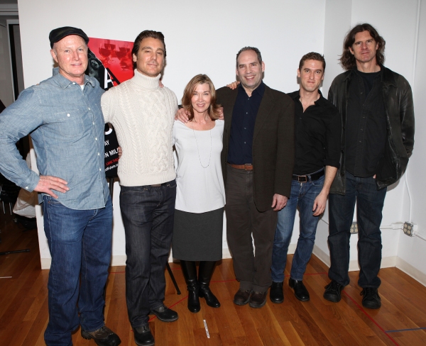 Playwright David Hay, Michael T. Weiss, Donna Bullock, Daniel Oreskes, Scott Drummond Photo