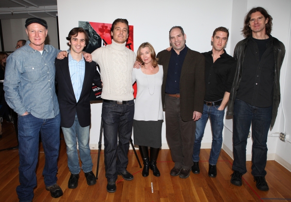 Playwright David Hay, Producer Andy Sandberg, Michael T. Weiss, Donna Bullock, Daniel Photo