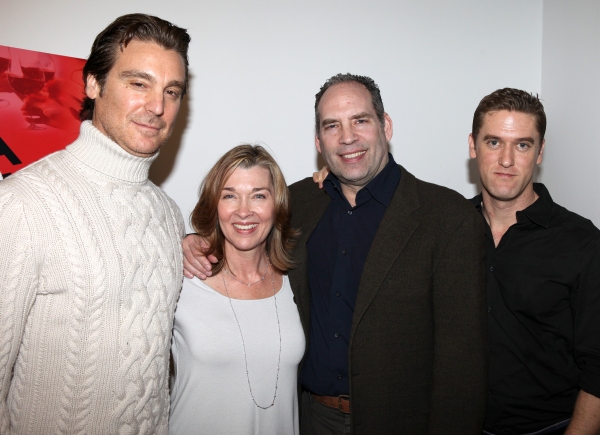 Michael T. Weiss, Donna Bullock, Daniel Oreskes, Scott Drummond attends the Off-Broad Photo