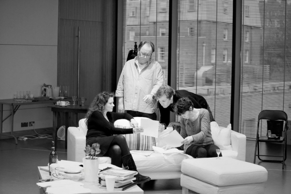 Photo Flash: Tierney et al. Rehearse GOD OF CARNAGE at Ireland's Gate Theatre Image