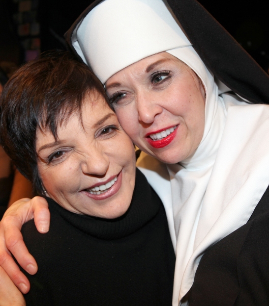 Liza Minnelli visits Julie Halston & the cast of 'The Divine Sister' at the SoHo Play Photo