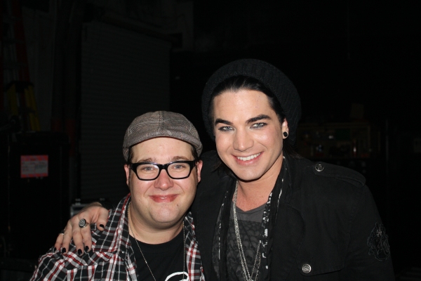Photo Flash: Adam Lambert & Bradley Whitford Visit HAIR Image