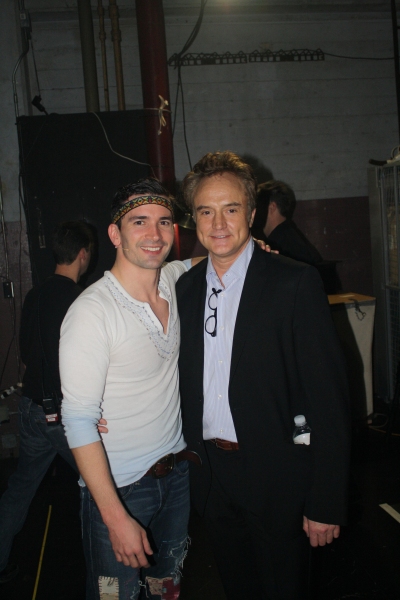Photo Flash: Adam Lambert & Bradley Whitford Visit HAIR Image