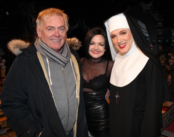 Daniel Davis visits Alison Fraser, Charles Busch & the cast of 'The Divine Sister' Ba Photo