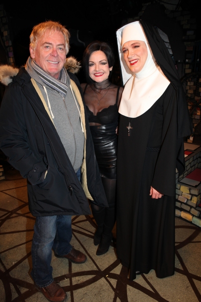 Daniel Davis visits Alison Fraser, Charles Busch & the cast of 'The Divine Sister' Ba Photo