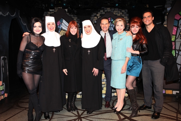 Molly Ringwald & Cheyenne Jackson visit Alison Fraser, Julie Halston, Charles Busch,  Photo