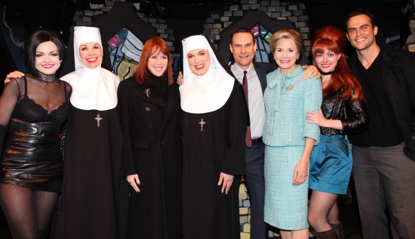 Molly Ringwald & Cheyenne Jackson visit Alison Fraser, Julie Halston, Charles Busch,  Photo