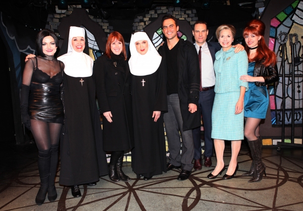 Molly Ringwald & Cheyenne Jackson visit Alison Fraser, Julie Halston, Charles Busch,  Photo