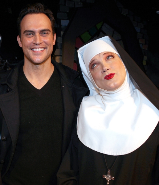 Cheyenne Jackson visits Charles Busch & the cast of 'The Divine Sister' Backstage at  Photo