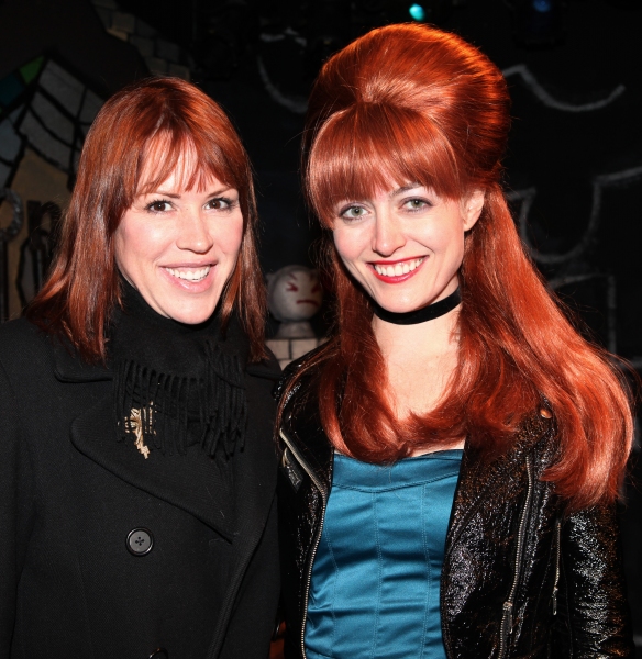 Molly Ringwald visits Amy Rutberg & the cast of 'The Divine Sister' Backstage at the  Photo