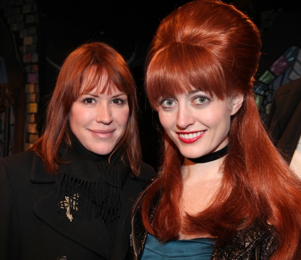 Molly Ringwald visits Amy Rutberg & the cast of 'The Divine Sister' Backstage at the  Photo