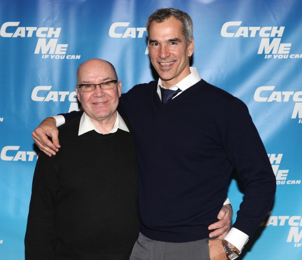 Jack O'Brien & Jerry Mitchell attending Meet & Greet for the New Broadway Musical 'Ca Photo
