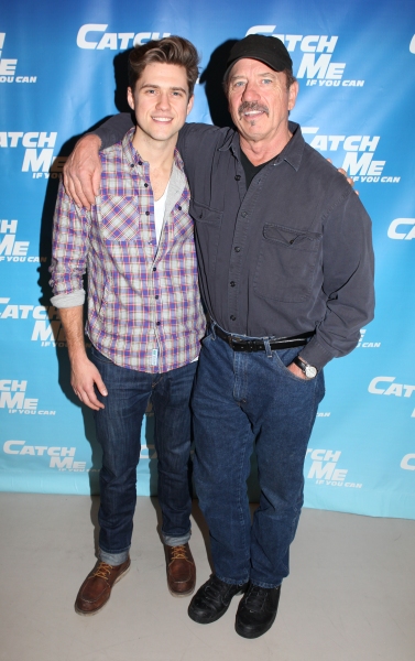 Aaron Tevit & Tom Wopat attending Meet & Greet for the New Broadway Musical 'Catch Me Photo