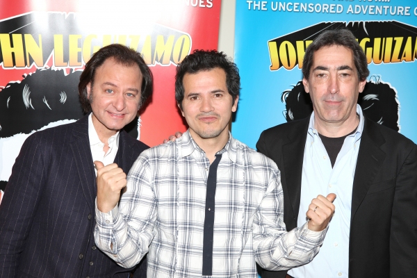 John Leguizamo and Director Fisher Stevens & Producer attend Broadway's 'Ghetto Klown Photo