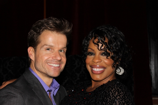 co-hosts Louis van Amstel and Niecy Hash at the party Photo