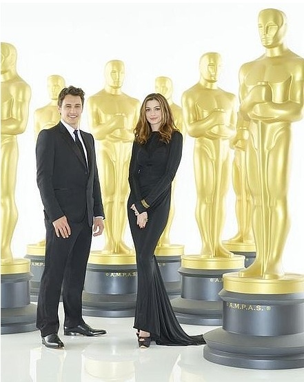 Photo Coverage: Hathaway & Franco - First Oscar Promo Shots! 