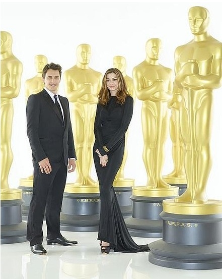 Photo Coverage: Hathaway & Franco - First Oscar Promo Shots! Image