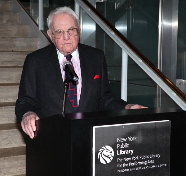 Lewis B. Cullman attends the reception and unveiling for the Al Hirschfeld permanent  Photo