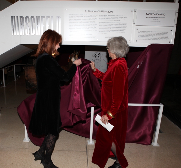Jacqueline Z. Davis & Louise Hirschfeld Cullman attends the reception and unveiling f Photo