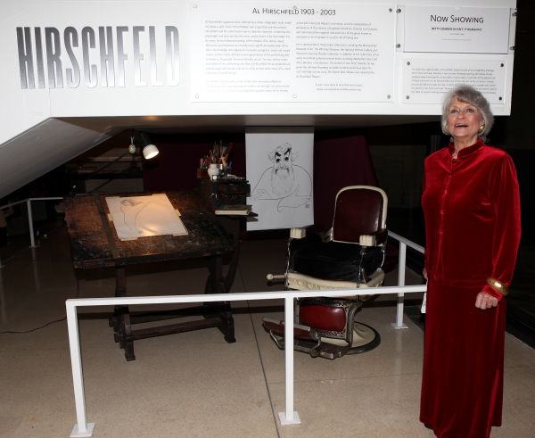 Louise Hirschfeld Cullman attends the reception and unveiling for the Al Hirschfeld p Photo