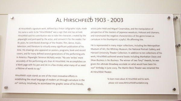 Photo Coverage: NYPL Unveils Al Hirschfeld Installation 