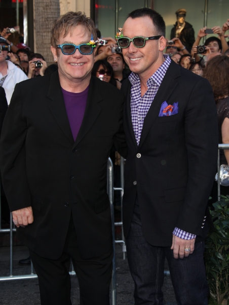 Elton John & David Furnish  Photo
