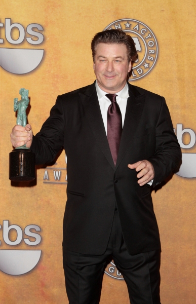 Alec Baldwin pictured at the 17th Annual Screen Actors Guild Awards Press Room held a Photo