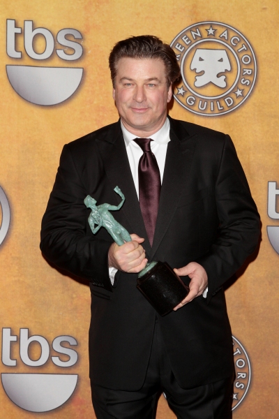 Alec Baldwin pictured at the 17th Annual Screen Actors Guild Awards Press Room held a Photo