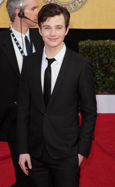 Chris Colfer pictured at the 17th Annual Screen Actors Guild Awards held at The Shrin Photo