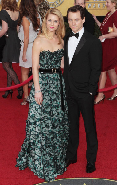 Claire Danes and Hugh Dancy pictured at the 17th Annual Screen Actors Guild Awards he Photo