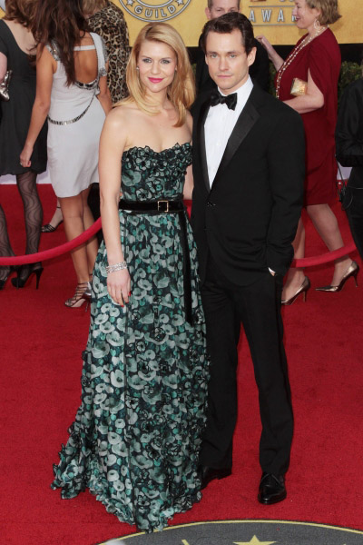 Claire Danes and Hugh Dancy pictured at the 17th Annual Screen Actors Guild Awards he Photo