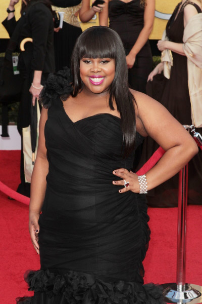 Amber Riley pictured at the 17th Annual Screen Actors Guild Awards held at The Shrine Photo