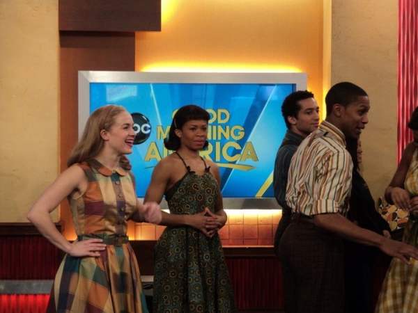 Photo Flash: Backstage with MEMPHIS at GMA Image
