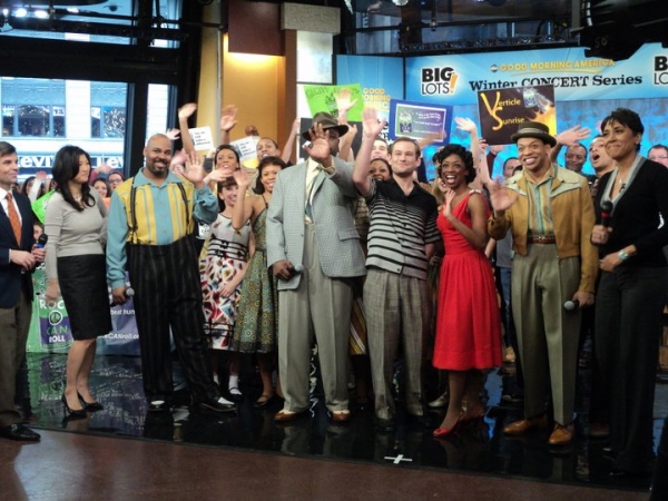 Photo Flash: Backstage with MEMPHIS at GMA Image