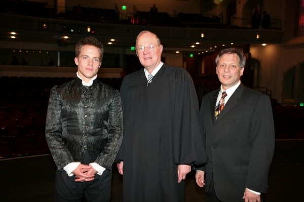 Graham Hamilton, Supreme Court Justice Anthony M. Kennedy and Shakespeare Center Los  Photo