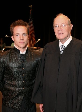 Graham Hamilton and Supreme Court Justice Anthony M. Kennedy  Photo