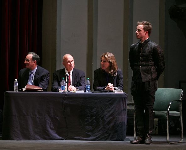 Dr. Saul Faerstein, Richard G. Hirsch, Blair Berk and actor Graham Hamilton Photo