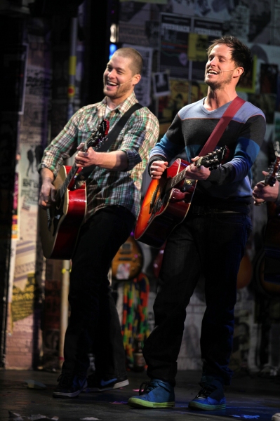  Ben Thompson, Andrew Call & the Broadway Cast Of AMERICAN IDIOT
 Photo