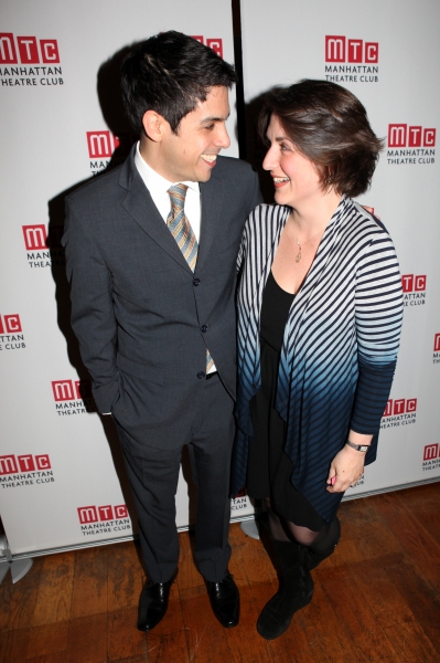 Playwright Matthew Lopez & Producer Mandy Greenfield attending the Manhattan Theatre  Photo