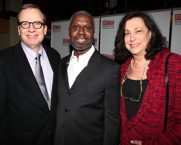 Barry Grove & Andre Braugher & Lynne Meadow attending the Manhattan Theatre Club's  Photo