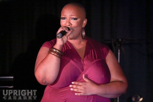 Frenchie Davis performs in Upright Cabaret's 